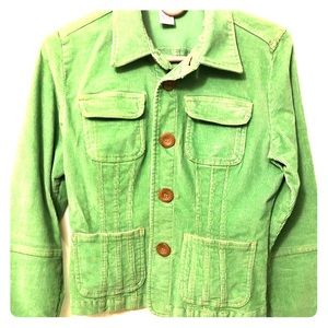 Corduroy Green Jacket